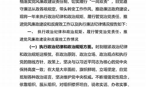 个人述责述职述廉报告_个人述责述职述廉报告范文